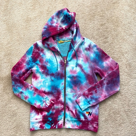 Aviator Nation Tops - Aviator Nation Tie-Dye Hoodie